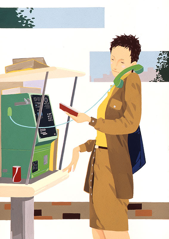 ベスト 公衆 電話 イラスト Free Illustration Material