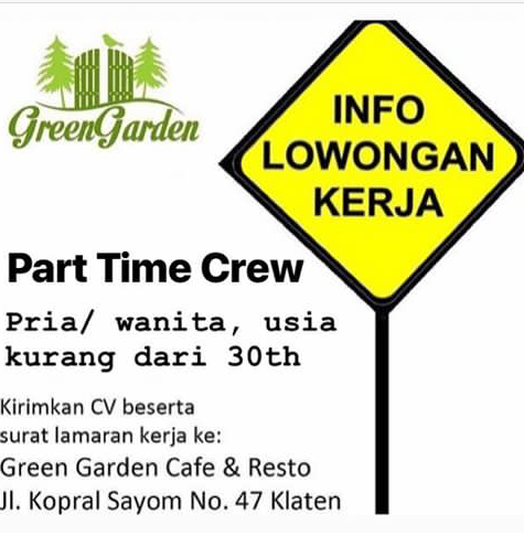 Surat Lamaran Kerja Part Time Restoran - Contoh Seputar Surat