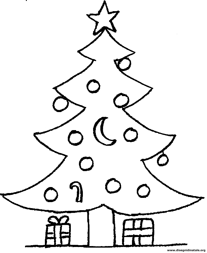 Disegni Alberi Di Natale Da Colorare Per Bambini