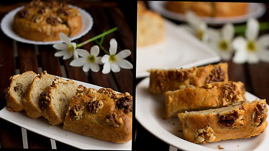 Always in the hope that they will enjoy them, of course. Eggless Banana Walnut Cake How To Make Eggless Banana Cake