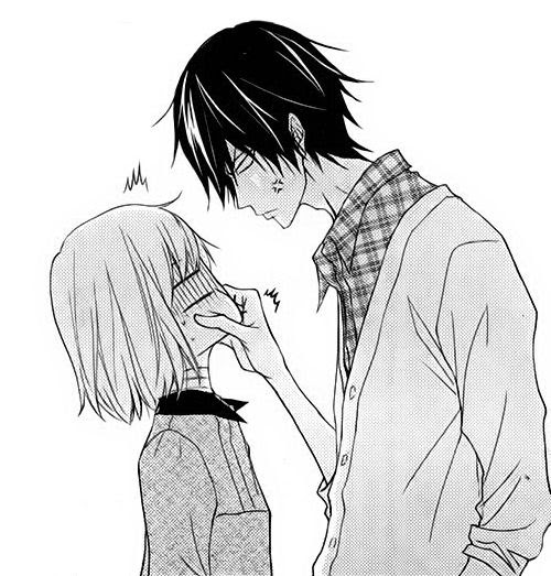 Anime Girl And Boy Hug