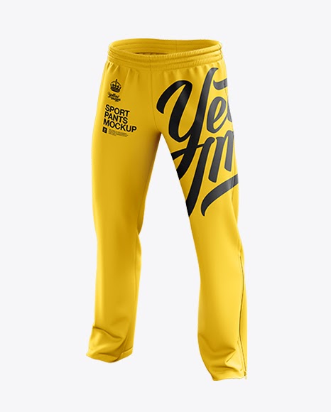 Download Sport Pants Mockup - Halfside View - Download Sport Pants ...