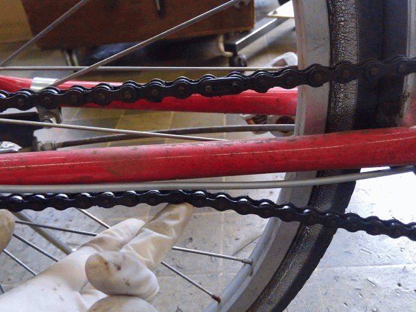 自転車 チェーン 修理