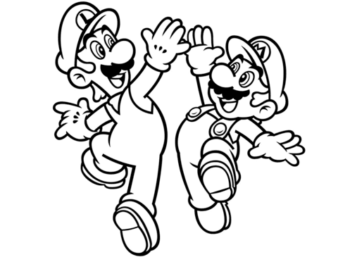 Educational website, printable coloring pages, and funny pictures. Luigi And Mario Coloring Page Free Printable Coloring Pages