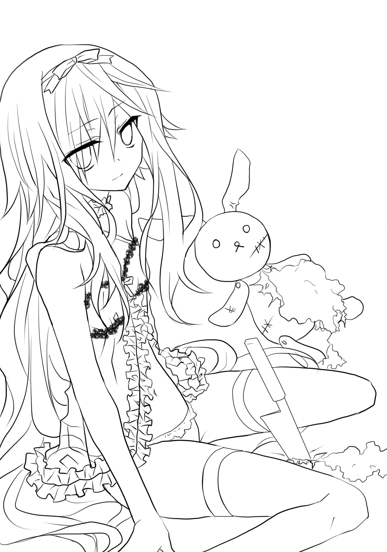 ぜいたくアニメ 塗り絵 可愛い 女の子 最高のアニメ画像