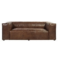 ACME Brancaster Sofa Retro Brown Top Grain Leather