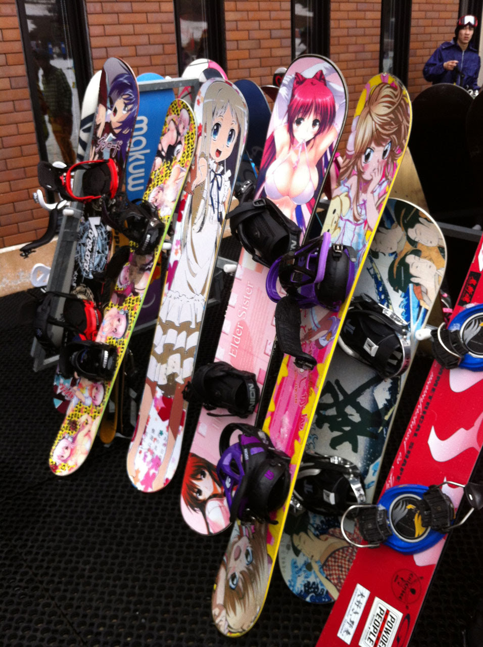 画像 スノーボード アニメ スノーボード アニメステッカー