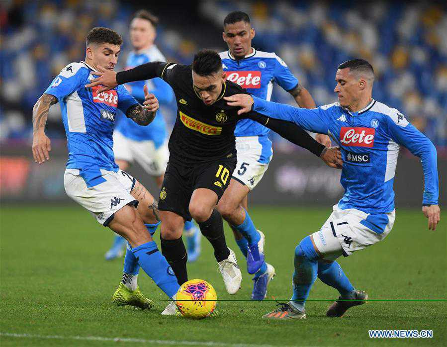 Napoli performance & form graph is sofascore football livescore unique algorithm that we are generating from team's last 10 matches, statistics, detailed analysis and our own knowledge. Serie A Football Match Fc Inter Vs Napoli 7 People S Daily Online
