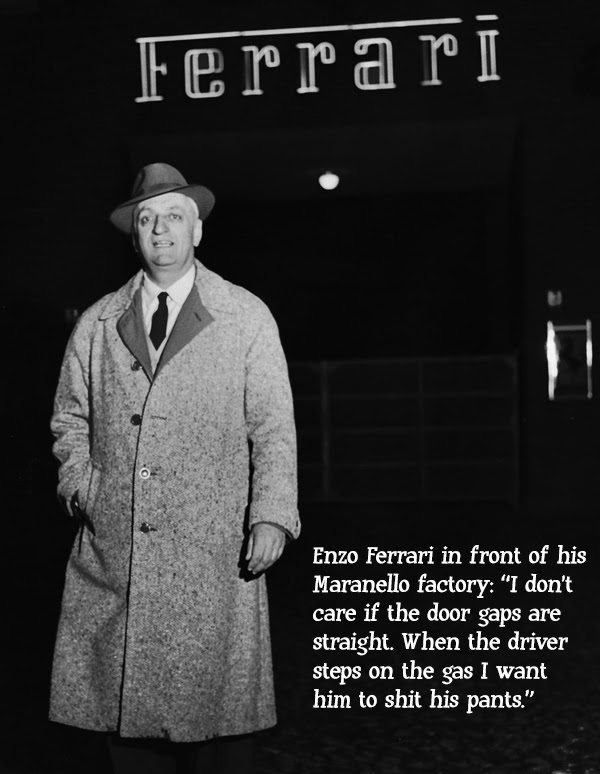 Enzo Ferrari Quote Aerodynamics