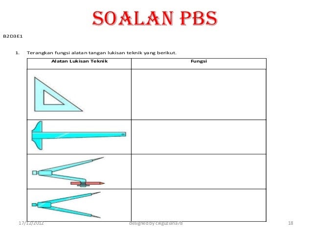 Contoh Soalan Lukisan Kejuruteraan Spm - Persoalan u