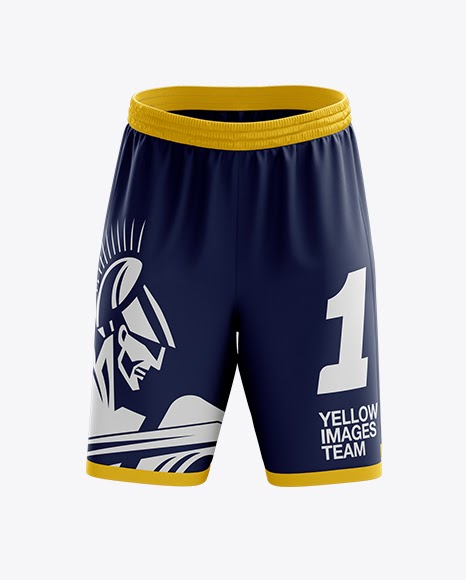 Download Free Basketball Shorts Mockup - Front & Back View (PSD)