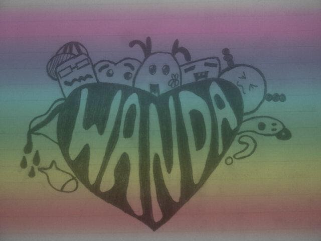 Gambar Kaligrafi  Nama  Wanda