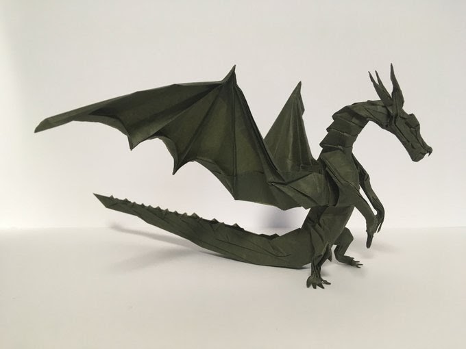 かっこいいドラゴン 折り紙