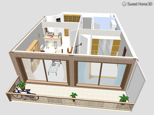 Sweet home 3d is a free interior design application that can help you design and plan your house, office, workspace, garage, studio or almost any other building you can think of. Sweet Home 3d Gallery