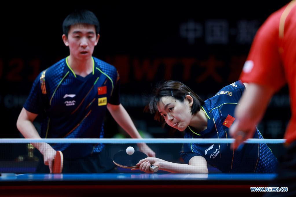 For the first time women competed in a track cycling event, the sprint. Chinese Table Tennis Olympic Simulation To Resume Next Week China Org Cn