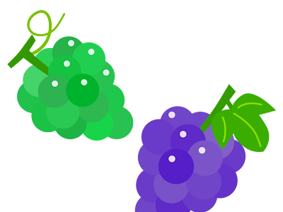 手書き ぶどう イラスト かわいい 291961
