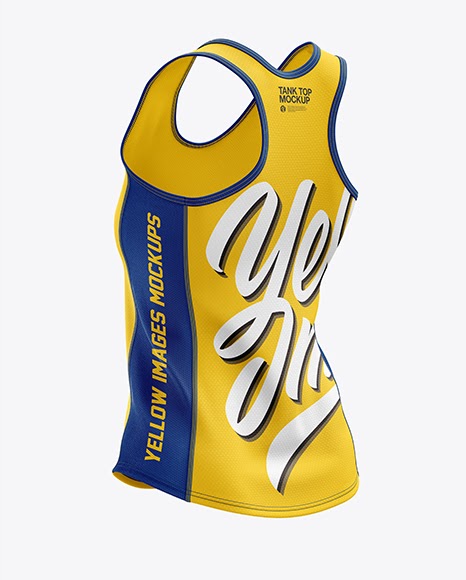 Download Womens Running Singlet mockup Back Half Side View (PSD ...