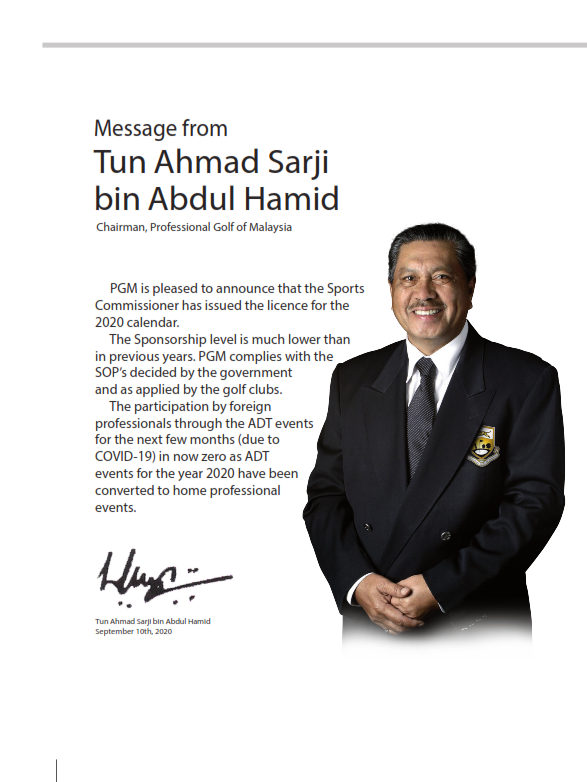 Tun ahmad sarji bin abdul hamid (2011). Message From Tun Ahmad Sarji 10092020 001 Pgm Tour Malaysia