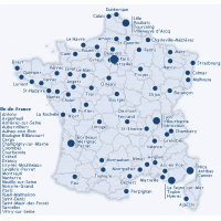 Voici la carte des villes de france vierge au format pdf. Principales Villes Francaises
