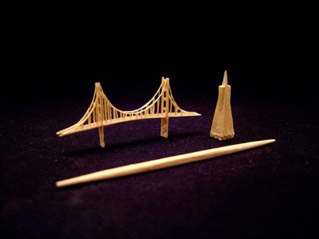  Cara  Membuat  Miniatur  Menara  Eiffel  Dari  Tusuk  Gigi 