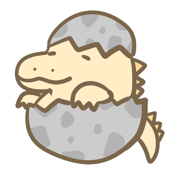 Japan Image 恐竜 イラスト 正面
