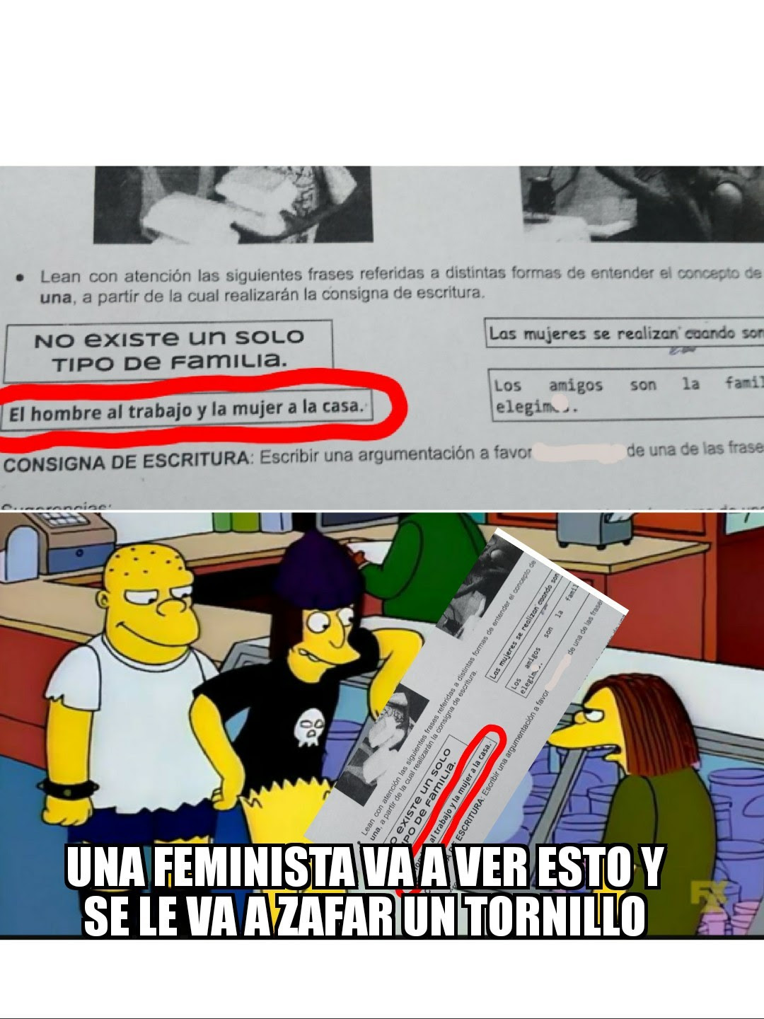 Me creía que el lenguaje inclusivo consistía solamente en quitar acepciones de palabras(por ejemplo: Mi Profesora De Lengua Es Feminista Y Habla Lenguaje Inclusivo V Meme By Nicof Memedroid