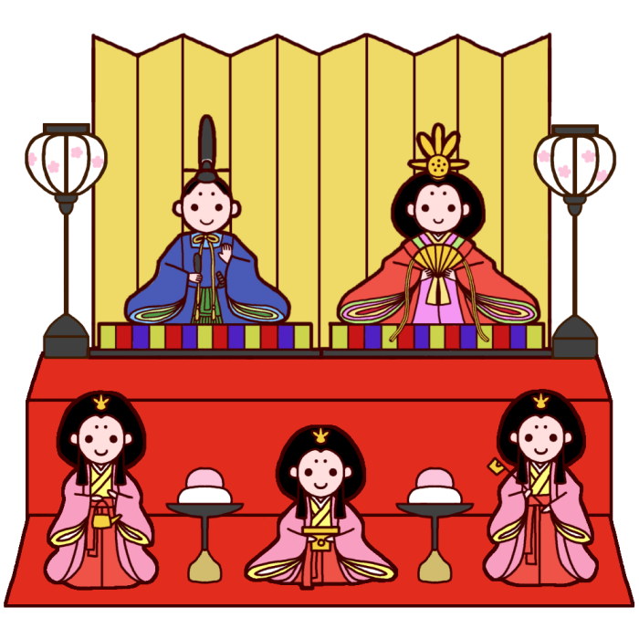 最も選択された 雛壇 イラスト 無料イラスト画像
