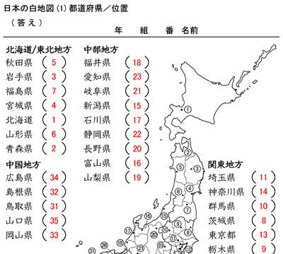 子供向けぬりえ ラブリー47 都 道府県 順番 ひらがな