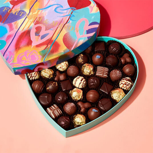 Heart Chocolate Selection Box