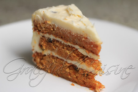You don't necessarily have to go all the way to a coffee shop to get one! Three Layer Carrot Cake Graceful Cuisine