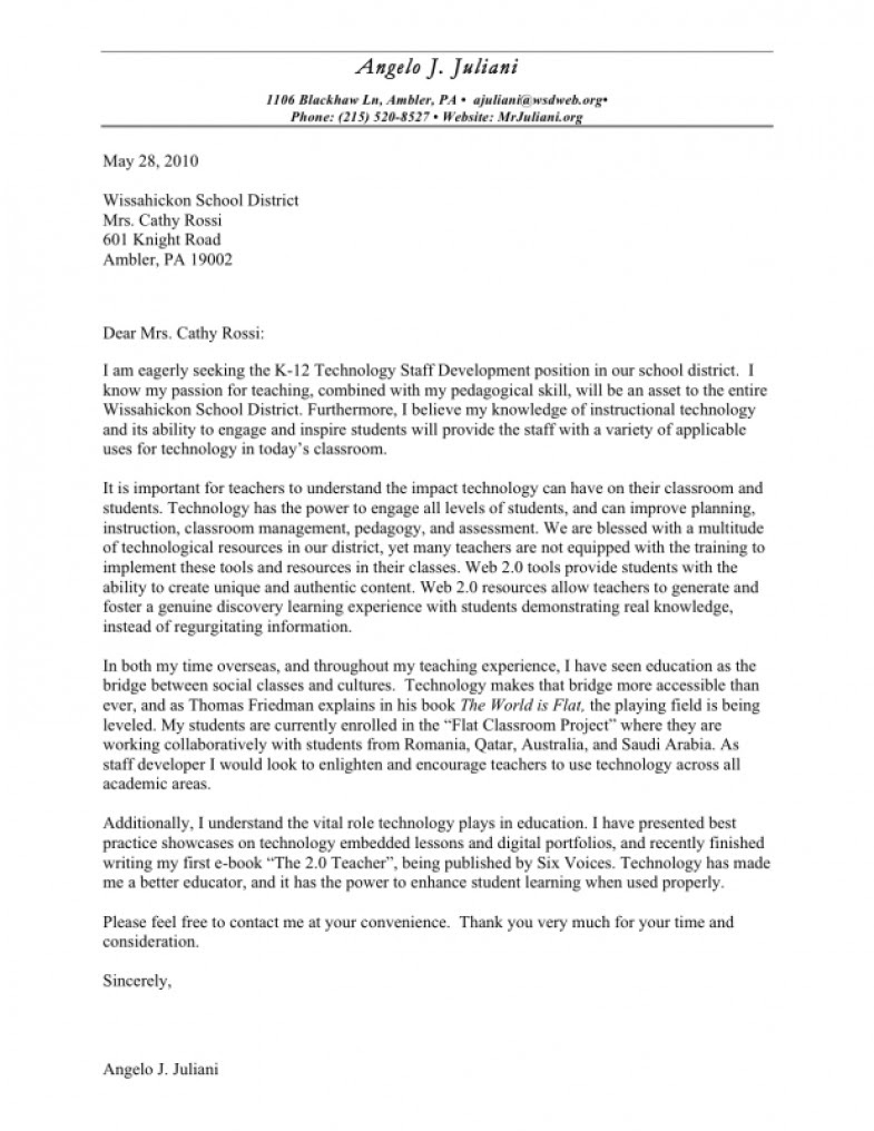 What Is A Cover Letter In A Portfolio | Covering Letter ...