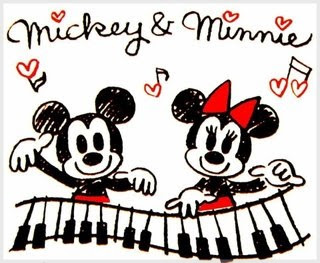 コンプリート ミッキー ミニー イラスト 簡単