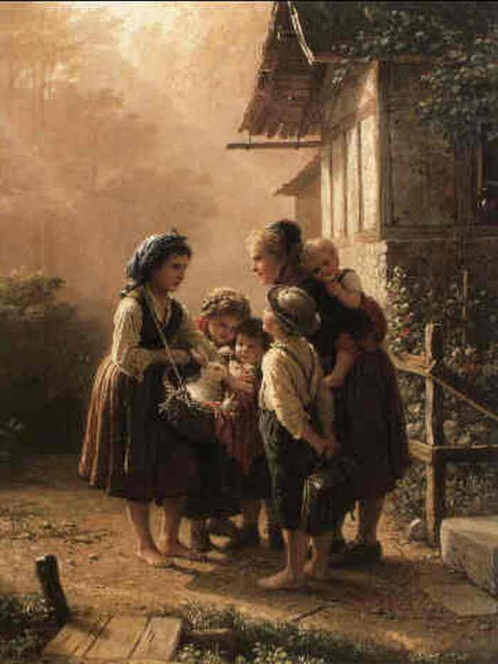 Художник Johann Georg Meyer von Bremen (1813-1886)