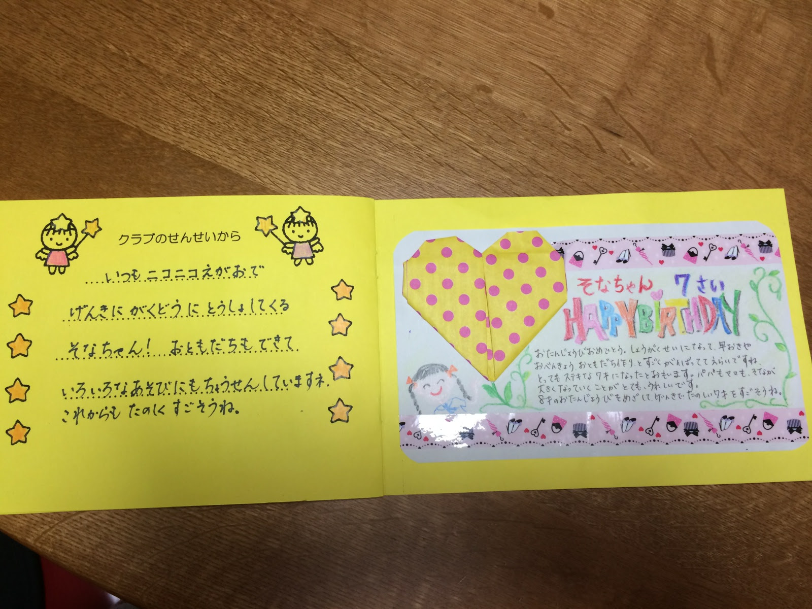 誕生日 メッセージ 子供の友達