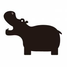 かわいい動物画像 上かば イラスト