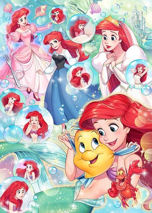 ディズニー プリンセス イラスト アリエル の最高のコレクション 最高の壁紙hd