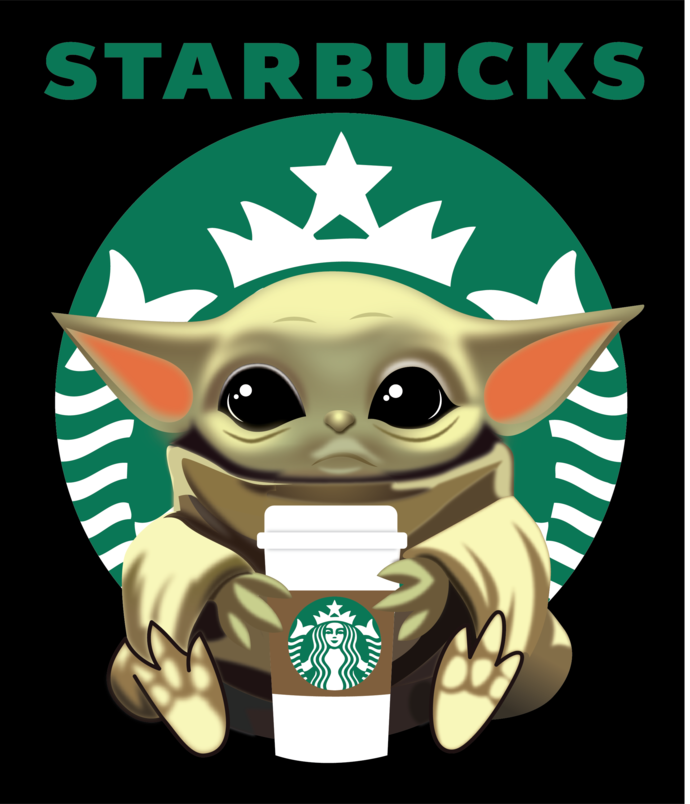 Free Free 129 Yoda Coffee Svg Yoda With Starbucks Transparent SVG PNG EPS DXF File