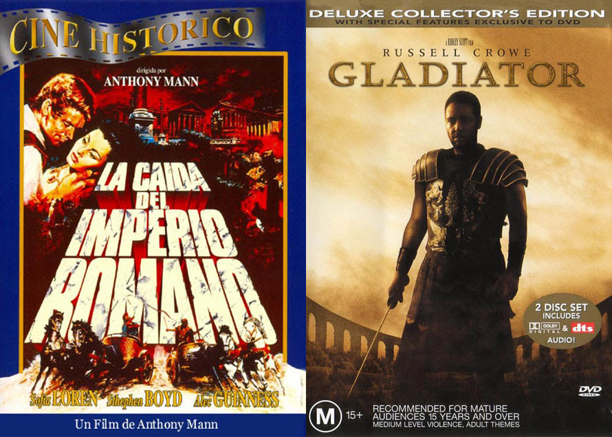 Pelicula del libro de los romanos. De La Caida Del Imperio Romano A Gladiator