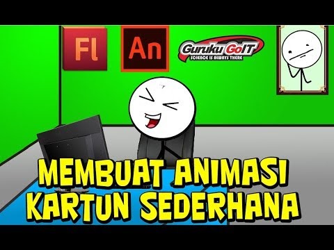  CARA  MEMBUAT  ANIMASI  KARTUN SEDERHANA Adobe  Flash  Animate 