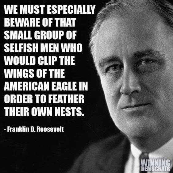 Pax on both houses: Franklin Delano Roosevelt: "We Must Especially ...