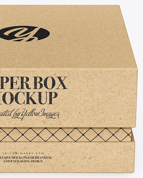 Download Download Kraft Paper Box With Spaghetti Mockup PSD - Kraft ...