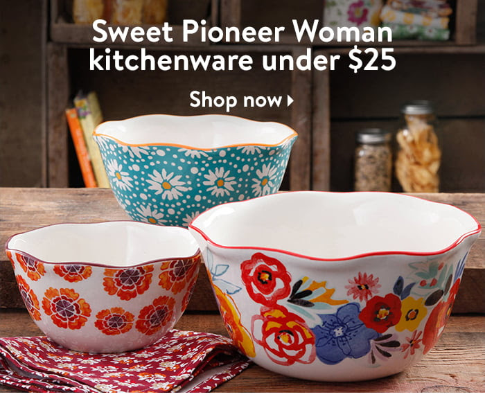 Sweet pioneer woman kitchenware under 25