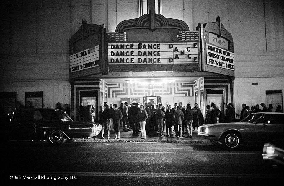 Music fans gather at Straight Theater on Haight Street in September 1967, as the Summer of Love began to die down