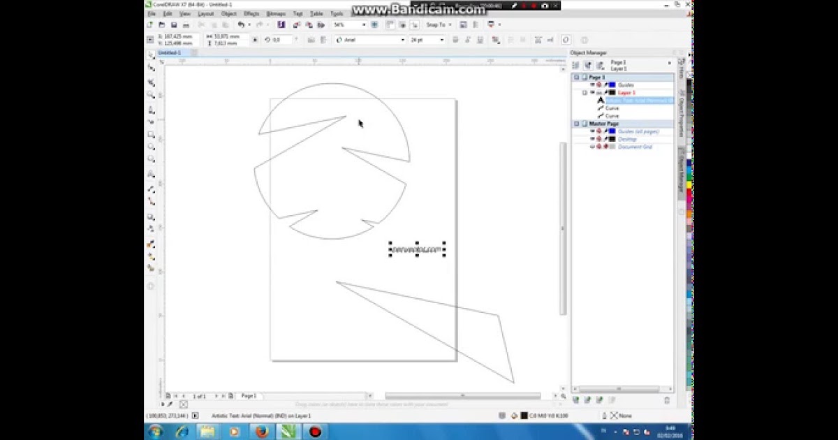 Cara Memotong Gambar Di Coreldraw X7 - AR Production