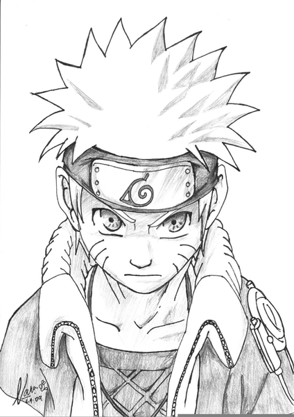 Naruto drawings easy naruto sketch drawing kakashi drawing anime boy sketch cool art drawings easy drawings. Naruto Cool Drawing Free Images At Clker Com Vector Clip Art Online Royalty Free Public Domain