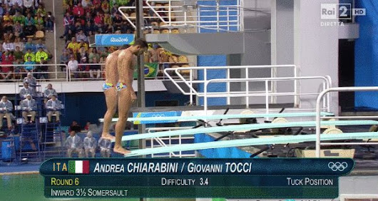 RaiSport su Twitter: "Niente medaglia, ma il 6° posto di #Chiarabini-#Tocci è un buon risultato. Ecco l'ultimo tuffo #RaiRio2016 #Rio2016 "