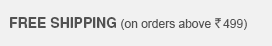 Free Shipping (on orders above Rs. 499)