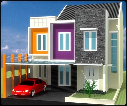  desain  rumah  kost  2 lantai minimalis