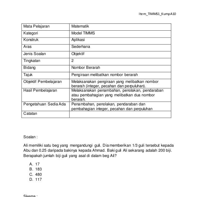 Contoh Soalan Aplikasi Komputer - Selangor g