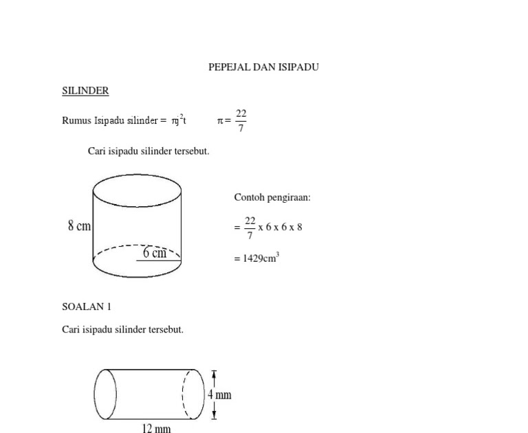 Contoh Soalan Isipadu - 9ppuippippyhytut